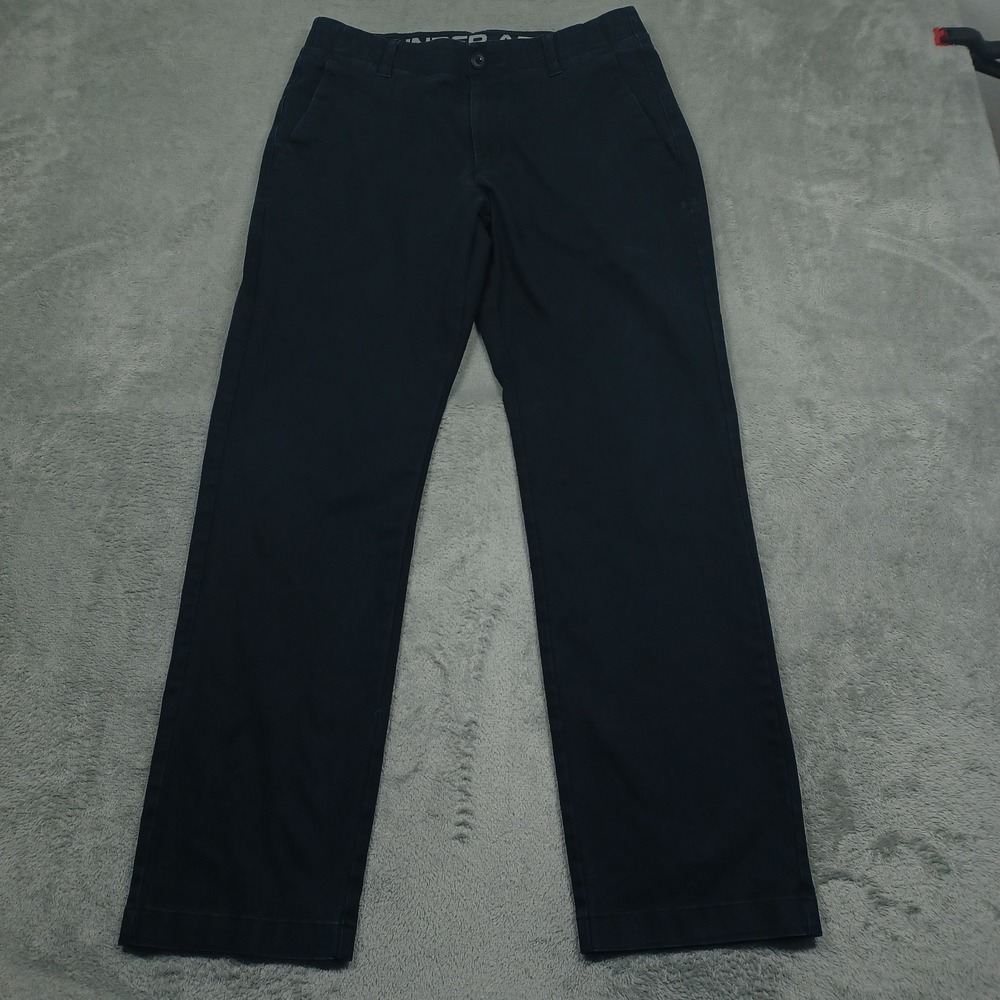 Under Armour Pants Mens 32x30 Black Golf‎ Pockets Chino Casual Preppy Q2